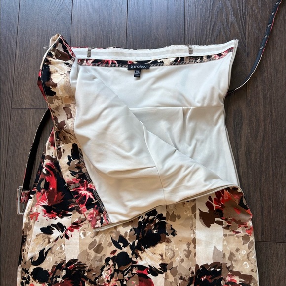 Floral Strapless Sweetheart Neckline Dress Medium - Picture 8 of 12